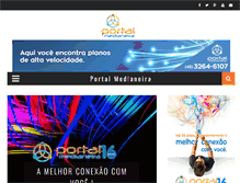 Tablet Screenshot of portalmedianeira.com.br